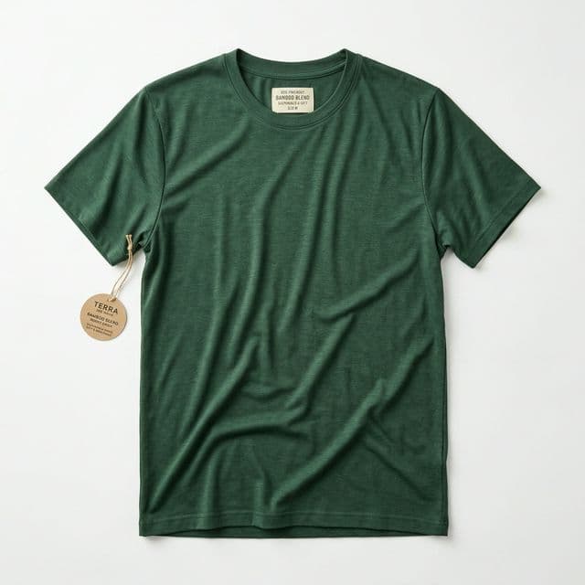 Eco Bamboo Blend in Forest Green