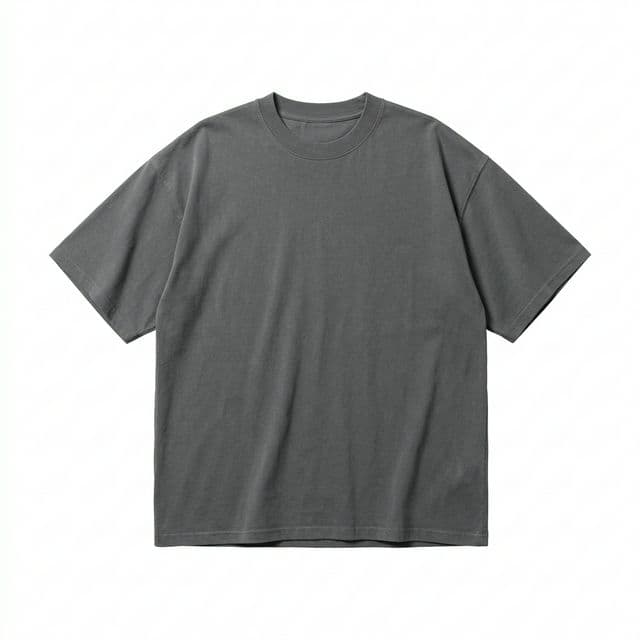 Oversized Street Tee in Storm Gray